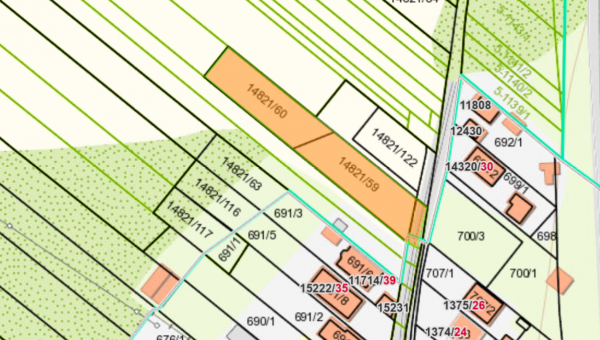 Lukratívny stavebný pozemok pre rodinné domy / 1 280 m2 / ul. Okrajová, Prešov